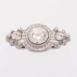 Zink-Legierung Strass-Abstandhalter&nbsp;X-ALRI-Q051-N