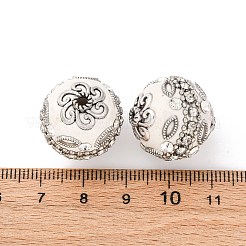 Handgemachte indonesische Harzperlen&nbsp;IPDL-S054-010A-AS