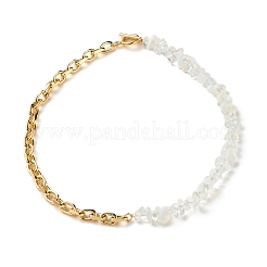 Set di gioielli con perline di chip di opalite sintetica&nbsp;SJEW-JS01223-08