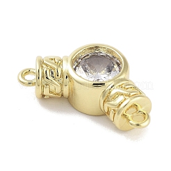 Ciondoli in ottone zirconi chiari micro pavé&nbsp;KK-M293-48G