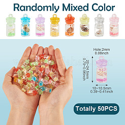 50 pz ciondoli in resina epossidica luminosa&nbsp;RESI-TA0004-14