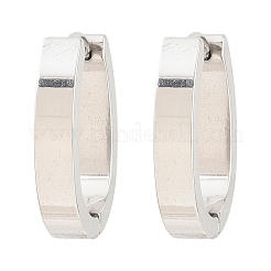 Boucles d'oreilles créoles en acier inoxydable 201&nbsp;EJEW-T056-03P-03