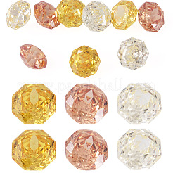 9 Stück 3 Farben Zirkonia-Cabochons&nbsp;ZIRC-TA0001-30B