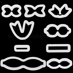 4 scatola 4 stili di stampi in plastica&nbsp;DIY-SC0030-53A