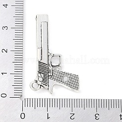 Tibetischen Stil Legierung Handfeuerwaffe / Pistole Anhänger&nbsp;X-TIBEP-Q043-128-RS