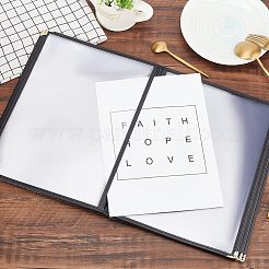 A4 kunststoff menü buchschutz&nbsp;AJEW-WH0300-01B