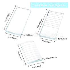 3 stücke 3 arten k9 glas wimpern verlängerung pads&nbsp;MRMJ-FG0001-09