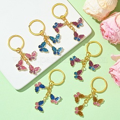 Porte-clés émail alliage&nbsp;KEYC-YW00017-01