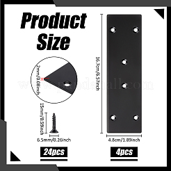4 Stück Eisenwinkel-Code-Anschlüsse&nbsp;IFIN-BC0001-26A