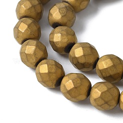 Fili di perline di ematite sintetica non magnetica elettrolitica&nbsp;G-S382-01E
