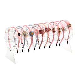 Acryl-Stirnband-Organizer-Ausstellungsständer&nbsp;OHAR-PW0001-134A
