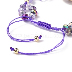 Set di braccialetti con perline intrecciate in vetro e occhi diabolici a 7 colori&nbsp;BJEW-JB08907