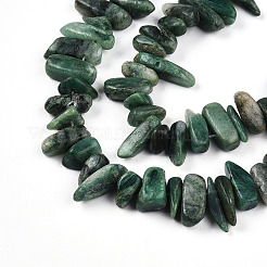 Naturales africanos hebras de abalorios de jade&nbsp;G-T140-67