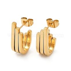 Pendientes de botón de acero inoxidable 304&nbsp;EJEW-G423-33D-G