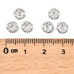 Messing Strass Zwischen perlen&nbsp;X-RB-A014-L6mm-28S-NF