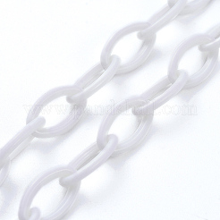 Colliers de chaîne de câble en plastique ABS personnalisés&nbsp;NJEW-JN03254-07
