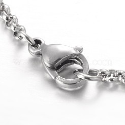 Mond & Sterne Edelstahl-Edelstein-Charme Armbänder&nbsp;BJEW-JB01935