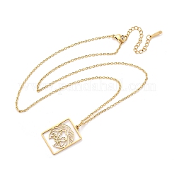 Collana in acciaio inossidabile 304&nbsp;NJEW-D330-01G-05
