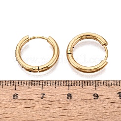 Orecchini a cerchio in acciaio inossidabile 304&nbsp;STAS-Q113-13G-02