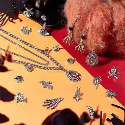 64pcs 16 colgantes de aleación de estilo tibetano de estilo&nbsp;FIND-SC0002-67