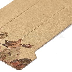 Schede espositive per fermagli per capelli in carta kraft&nbsp;DIY-B061-06A-06