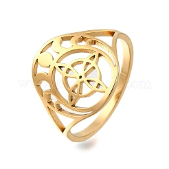 Fingerringe aus Edelstahl 304&nbsp;RJEW-S628-06G