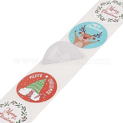 500 autocollant rond sur le thème de Noël.&nbsp;AJEW-S090-04D