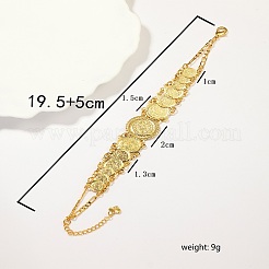 Bracelets à maillons en laiton de style moyen-oriental pour femmes&nbsp;XX1389