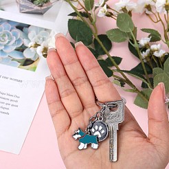 Schlüsselanhänger aus legierter Emaille&nbsp;KEYC-SW00007-04