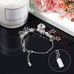 Dijes de etiqueta en blanco con estampado de acero inoxidable 304&nbsp;STAS-UN0006-69P