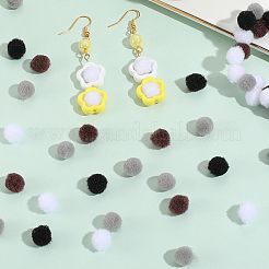 400 Stück 4 Farben DIY Puppenhandwerk&nbsp;AJEW-SC0003-93E
