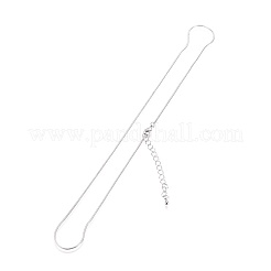 Colliers chaîne en laiton serpent rond faisant&nbsp;MAK-L025-02P
