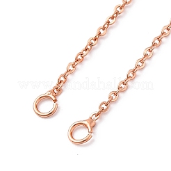 Laiton chaîne porte-câble fabrication de collier&nbsp;NJEW-D302-78RG