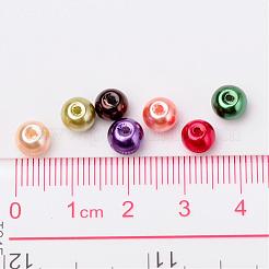 Fallen Mischung pearlized Glas Perlen&nbsp;HY-X006-6mm-06