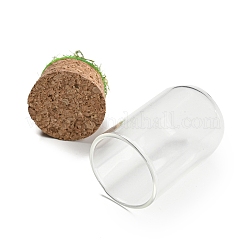 Natürliche Quarzkristall-Nuggets-Ausstellungsdekoration mit Glaskuppel-Cloche-Abdeckung&nbsp;DJEW-B009-03B
