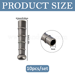 10 estremità del cavo in lega di zinco retrò&nbsp;FIND-FH0017-97AS