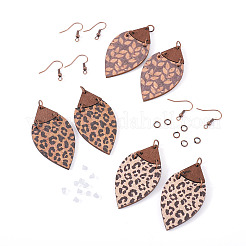 Kits de fabrication de boucles d'oreilles pendantes en œil de cheval&nbsp;DIY-TA0012-30