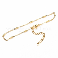 Ionenplattierung (IP) 304 Edelstahl-Kabelkettenarmbänder&nbsp;BJEW-JB05655