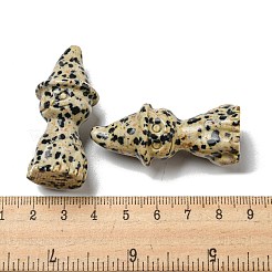 Natürliche dalmatinische Jaspis geschnitzte Heilkatze mit Hexenhutfiguren&nbsp;DJEW-D012-07J