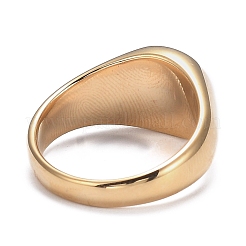 Anillos de dedo de acero inoxidable 304 con revestimiento iónico (IP)&nbsp;STAS-H101-01G-13