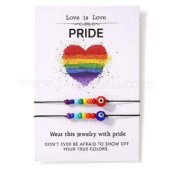 2 Stück Armband mit dem Motiv des Pride Month&nbsp;MO7433-2