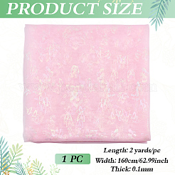 Tessuto in nylon con motivo a farfalla&nbsp;DIY-WH0678-91B
