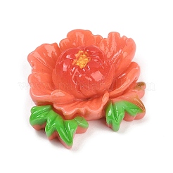 Undurchsichtige Blumen-Cabochons aus Harz&nbsp;LS-RESI-R463-02D