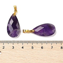 Pendentifs en améthyste naturelle&nbsp;G-L614-D03-G03