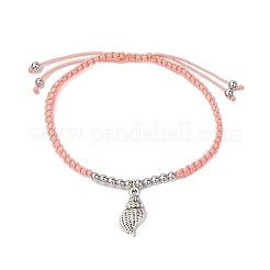 6 Stück 6 Farben Sommer Strand verstellbare geflochtene Nylonkordel Armbänder&nbsp;BJEW-JB10458