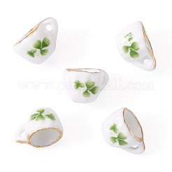 5 Stück handgefertigte Mini-Teetasse aus Porzellan&nbsp;DJEW-TA0001-32