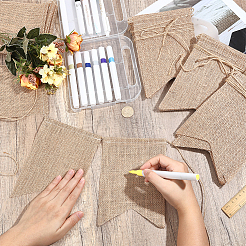 Jute-Hängebanner&nbsp;DIY-WH0890-28