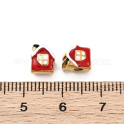 Emailleperlen aus 304 Edelstahl&nbsp;STAS-B085-12G