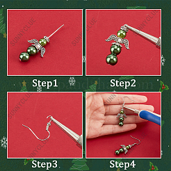 DIY-Set zur Herstellung von Weihnachtsfeen-Ohrringen&nbsp;DIY-SC0022-83