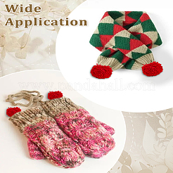 4 Stück DIY-Puppenbastel-Polyester-Pompon-Ball&nbsp;DIY-LP0005-34A
